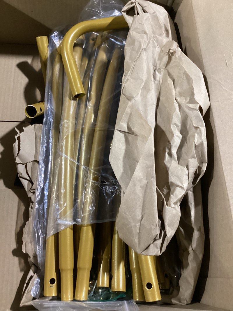 Condition photo showing Good Condition for 7.2FT Round Balloon Arch Stand,Gold Arch Backdrop Stand for Parties?Metal Circle Wedding Arch Heavy Duty for Ceremony Birthday Party Anniversary Bridal Graduation Decoration 7.2FT-new Gold