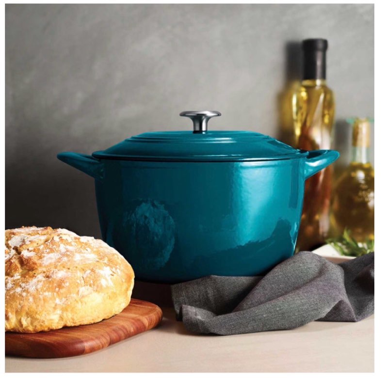 tramontina enameled cast iron 7-quart covered round dutch oven