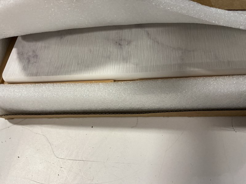 Condition photo showing Good Condition for golener stone drying mat for kitchen counter, dish drying pad with bamboo rack, super absorbent diatomaceous earth and drying rack, multi-purpose quick drying mat rack for kitchen,16”x12”,marble white marble white stone & bamboo 16" x 12"