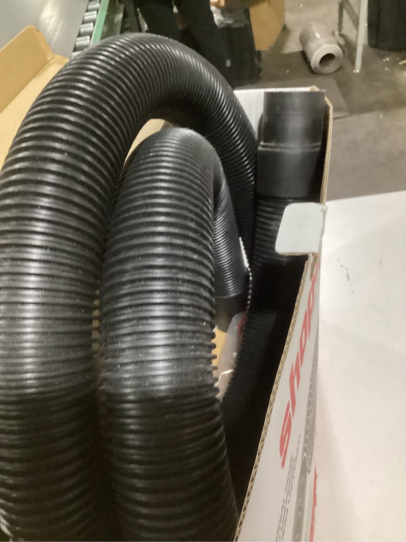 Condition photo showing As Is for Shop-Vac 8' X 2-1/2" Universal Hose Black, Replacement Hose Compatible with Rigid, Dewalt, Husky, Craftsman, Bauer, Masterforce Vacuum Cleaners