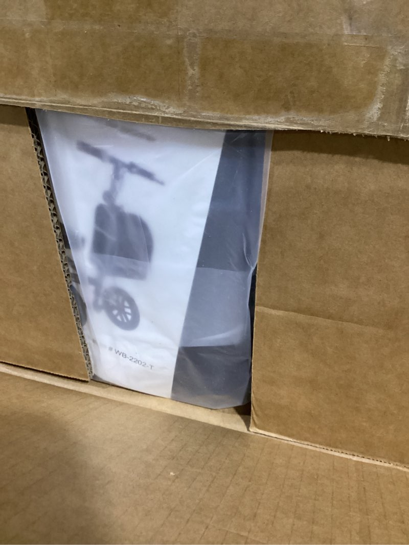 Condition photo showing Good Condition for All Terrain Steerable Knee Scooter Crutch Alternative?Deluxe Medical Scooter Double Handbrake,for Adults Injured Ankle & Foot Recovery Scooter in Blue