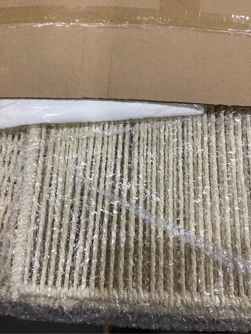 Condition photo showing New/Like New for WOWLIVE Double Laundry Hamper with Lid, Handwoven Rolling Laundry Basket with Wheels, 115L Dirty Clothes Hamper with Removable Liner Bag Large Laundry Sorter Laundry Room Organization,Light Beige 115L Light Beige