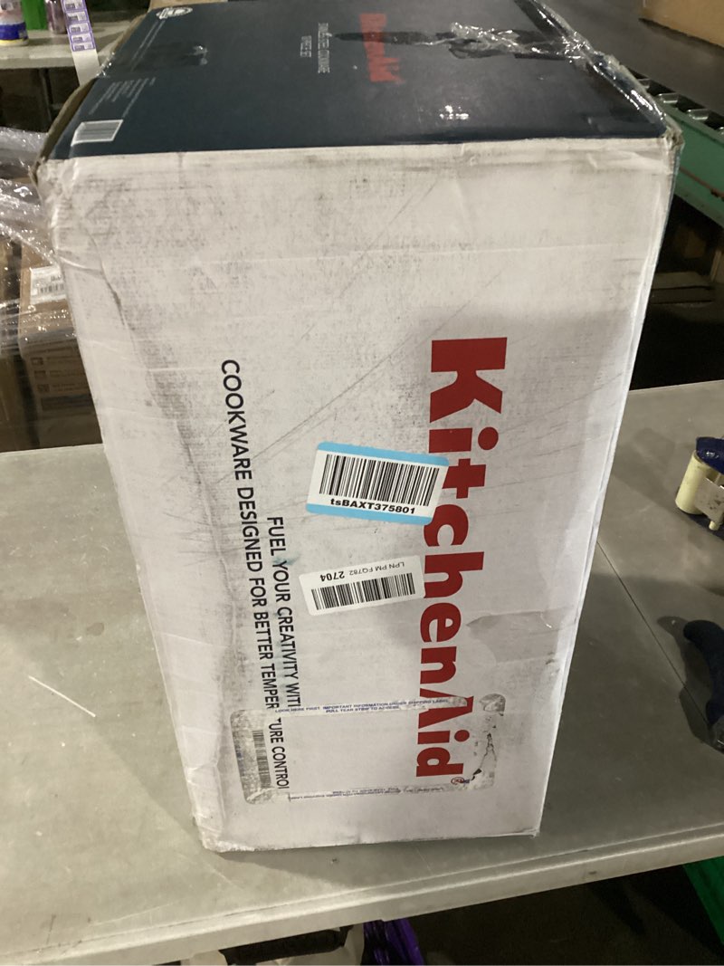 Condition photo showing New/Like New for kitchenaid stainless steel cookware/pots and pans set, 10 piece, brushed stainless steel