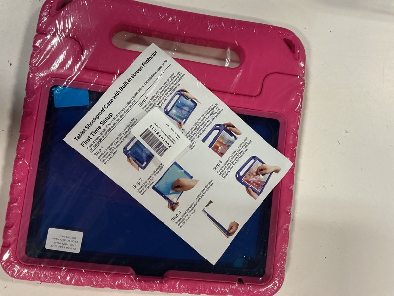 Condition photo showing New/Like New for suplik kids case for ipad a16 11-inch 2025 (11th gen) & ipad 10th generation (10.9" 2022), durable shockproof stand cover with screen protector/pencil holder/handle for kids, pink
