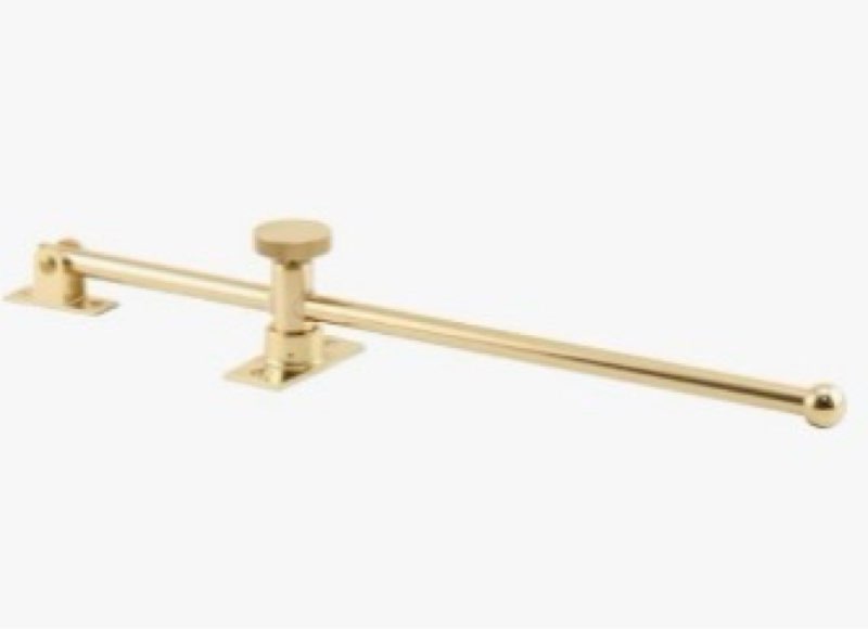 idh by St. Simons 21002-005 Professional Grade Quality Genuine Solid Brass Casement Adjuster, 12-Inch, Antique Brass Antique Brass 12 Inch