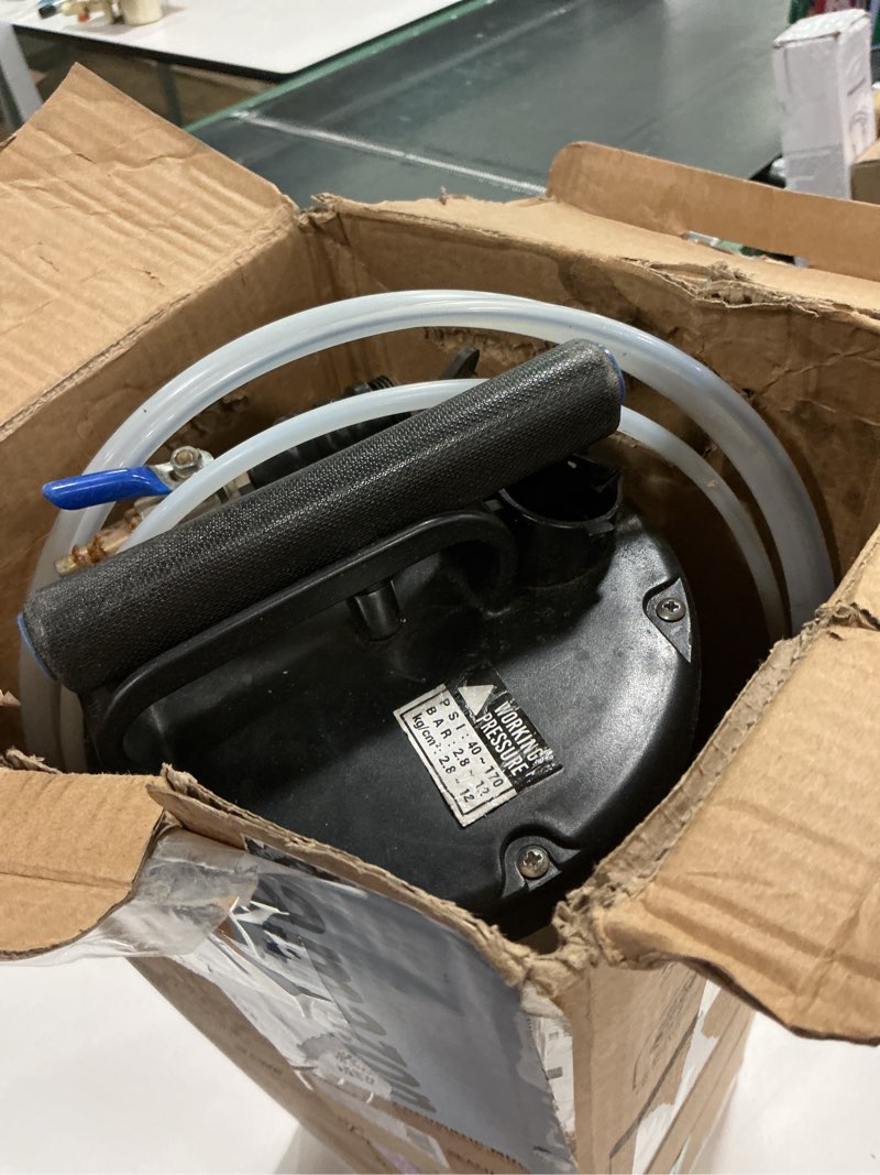 Condition photo showing As Is for EWK 6.5L Pneumatic/Manual Oil Extractor, Oil Change Pump for Automotive Fluids Vacuum Evacuation, Fluid Extractor Pump Tool