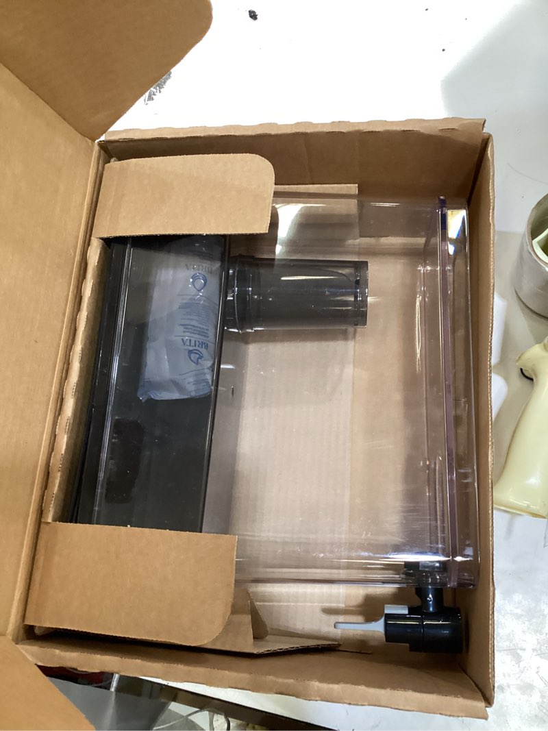 Condition photo showing As Is for brita ultramax large water dispenser with standard filter, bpa-free, reduces copper, cadmium and mercury impurities, lasts 2 months or 40 gallons, 27-cup 27 cup - dispenser