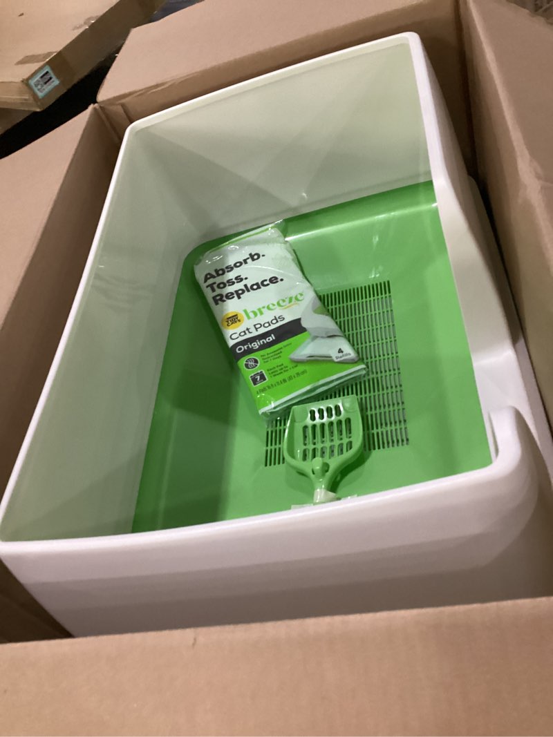 Condition photo showing New/Like New for Purina Tidy Cats Litter System, Non-Clumping, Breeze XL All-in-One Odor Control & Easy Clean Multi Cat Box - 18 lb. Box