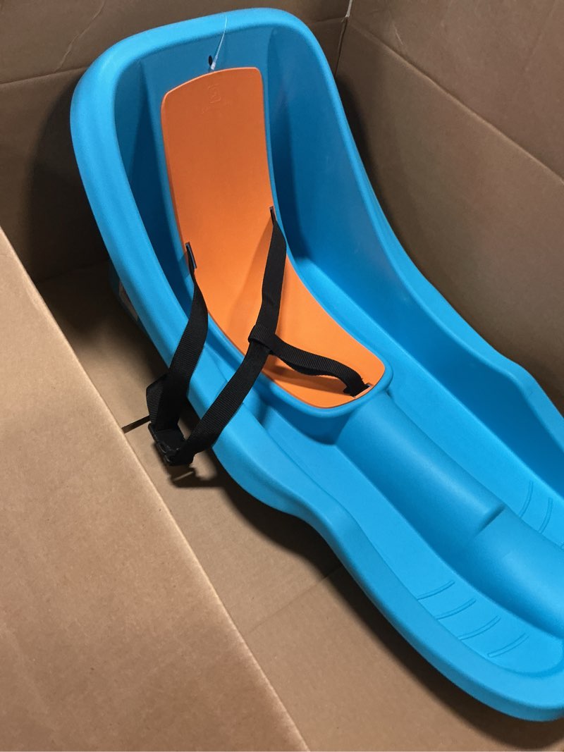 Condition photo showing Good Condition for Gizmo Riders Baby Rider, Toddler Sled - 3-Point Harness, Anti-Slip Seat, Retractable Tow Strap, Dura