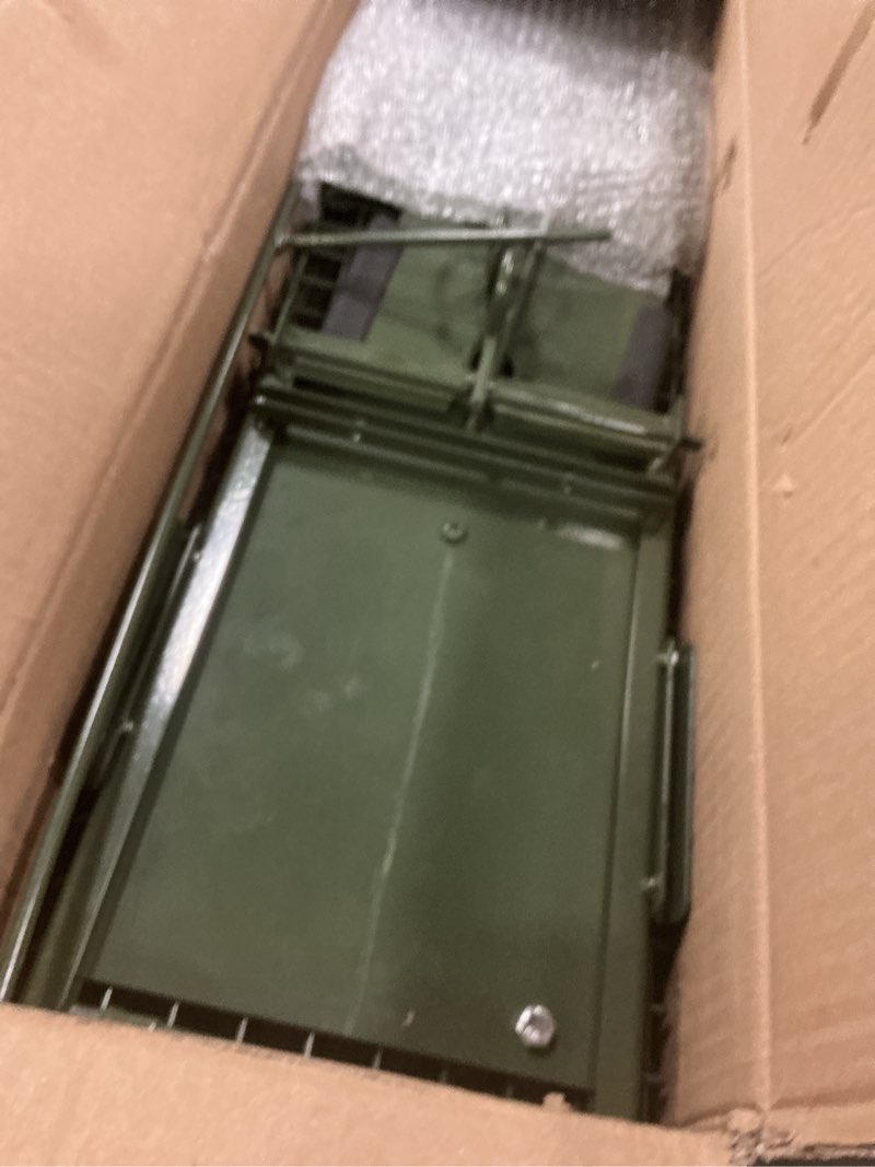 Condition photo showing As Is for 26" 2-Door Live Animal Traps for Stray Cats up to 5.5 pounds, Raccoons, Squirrel, Skunk, Mole, Groundhog, Armadillo, Rabbit, with Pedal Triggers