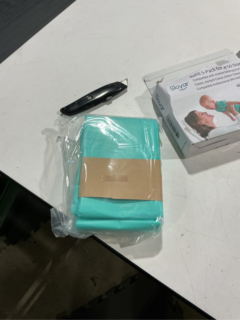 Condition photo showing Good Condition for sloyar refills compatible with dekor classic diaper pails/5 pack/versatile and functional/suitable for seniors and infants/baby powder fragrance/holds up to 2750 diapers 5 pack classic