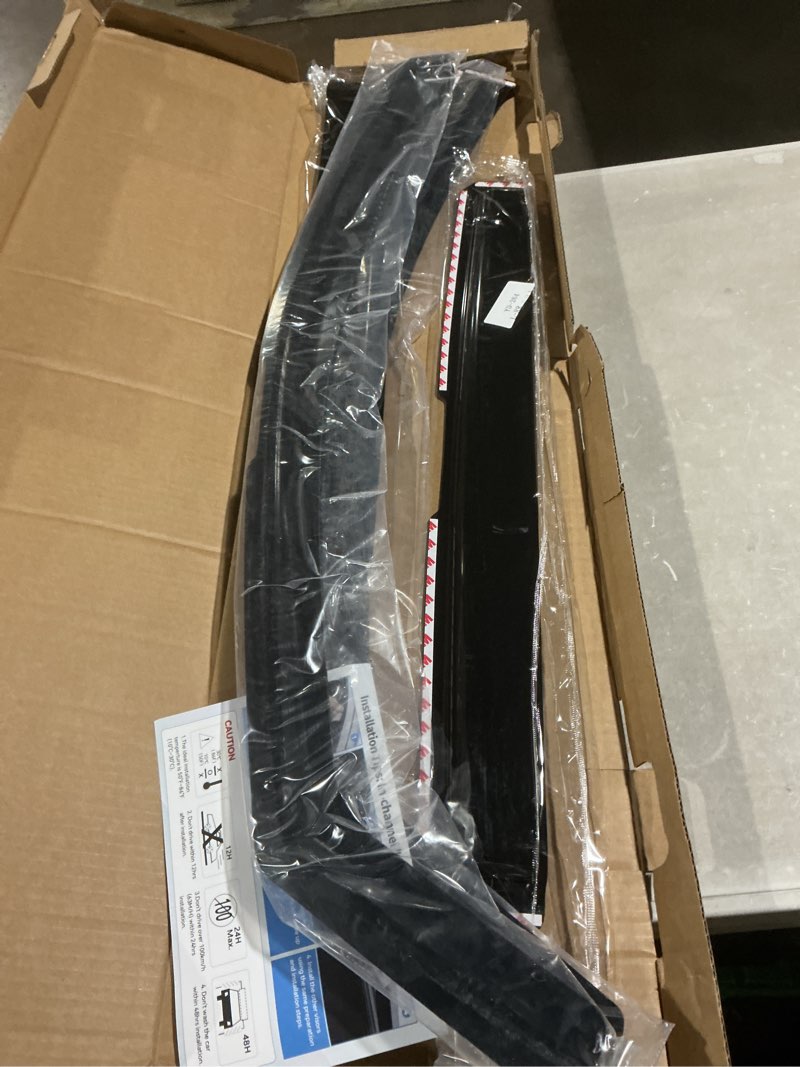 Condition photo showing As Is for in-channel window visors rain guards for 2019-2023 ford ranger supercrew, window vent wind deflectors visors shades for 19-23 ranger crew cab