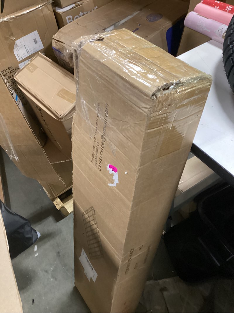 Condition photo showing New/Like New for OLEVS King Size Floating Bed Frame, Metal Platform, with LED Light and Charging Station, No Box Spring Needed, Noise-Free, Easy Assembly King (U.S. Standard)