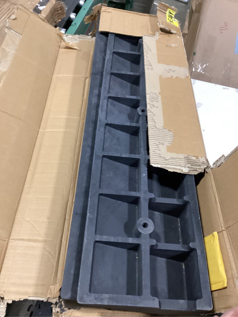 Condition photo showing Good Condition for 2 Pack 4'' Rise Rubber Curb Ramp Heavy Duty Loading Rubber Curb Ramps 22000lbs (10 Ton) Driveway Ramp Car Slope Ramp for Loading Dock Bike Vehicle Warehouse Sidewalk Wheelchair (4" H)