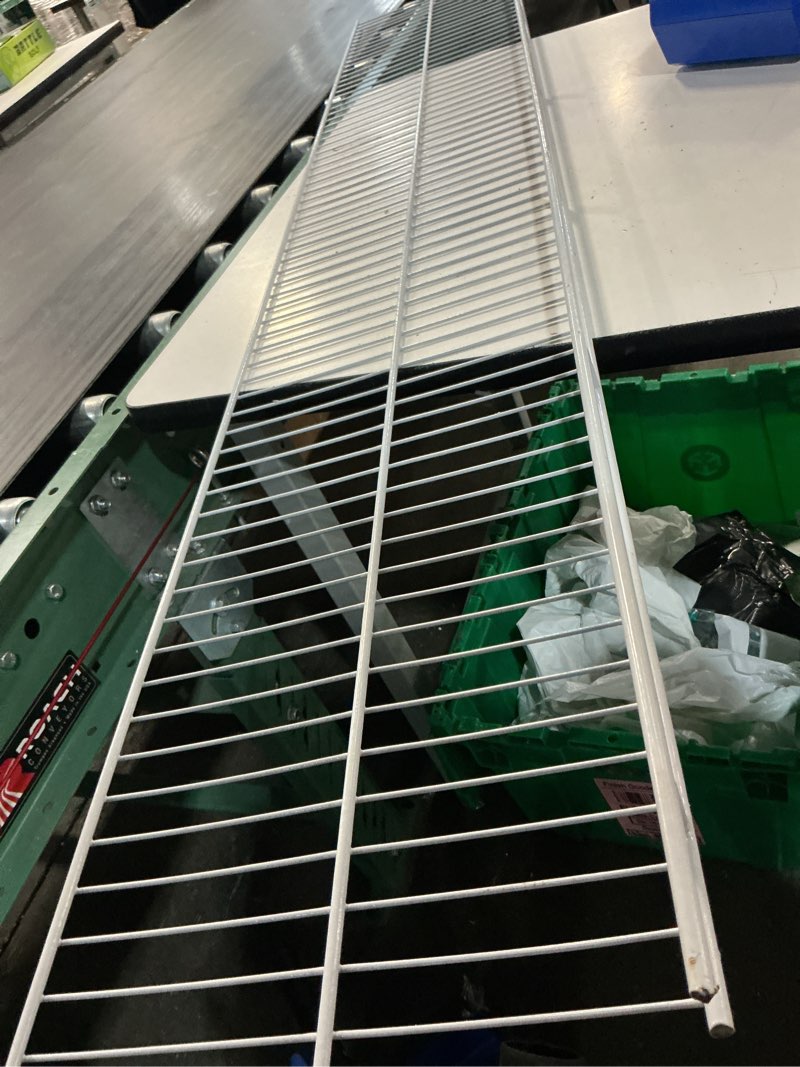 Condition photo showing Good Condition for 6 ft. x 16 in. regular duty wire shelf