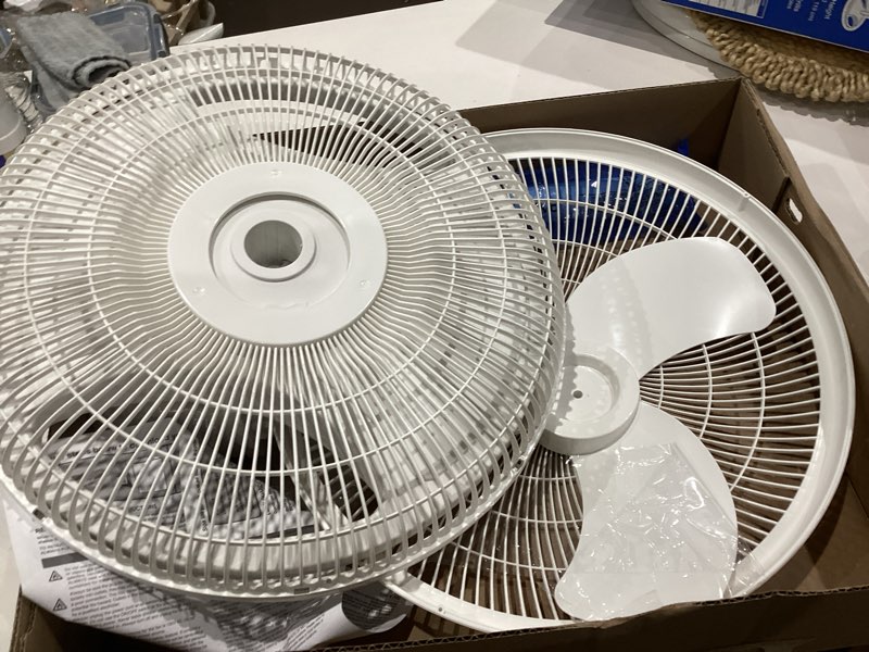 Condition photo showing Good Condition for lasko 16" oscillating 3-speed pedestal fan with adjustable height, 47" h, white, s16200, new