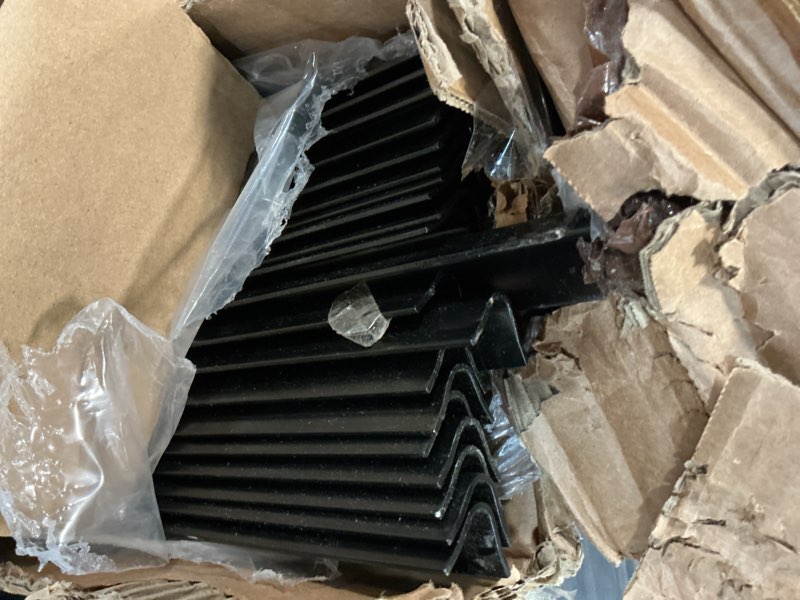 Condition photo showing Good Condition for ( similar )20 pack deck balusters 38\\\" rectangle staircase baluster, black metal deck spindle and stairs railing,hollow rectangle deck balusters for deck railing porch