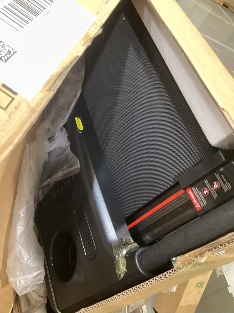 Condition photo showing Good Condition for treadmill with incline 3-in-1 portable treadmills for home small, incline walking pad treadmill with handle bar, walking pad foldable with 3.0hp quiet brushless, led dispay, 300lbs capacity black
