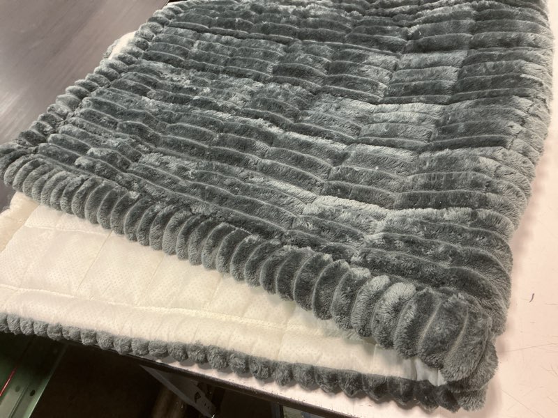 Condition photo showing Good Condition for smiry couch cover for dogs washable, non slip fuzzy pet couch covers for 3 cushion sofa pet friendly, thick soft sofa slipcovers cushion protector (dark grey, 27.6" x 59") dark grey 27.6" x 59"