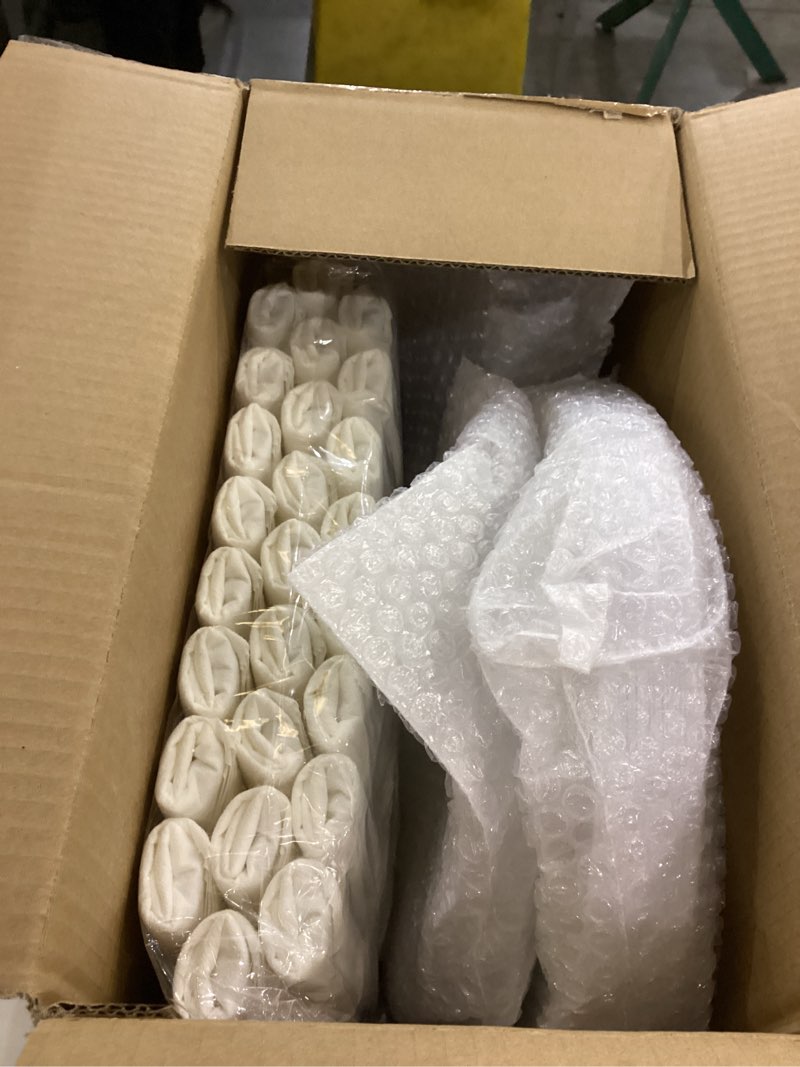 Goodluck 175 Piece Gold Plastic Dinnerware Set for 25 Guests, Fancy Disposable Plates for Party, Inc