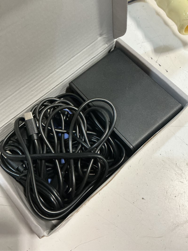 Condition photo showing Good Condition for 200w usb c charging station 10 port with 4 cables,gan type c charger block, wall charger power strip adapter plug for ipad iphone17 16 15 14 13 12 pro max pixel note galaxy black