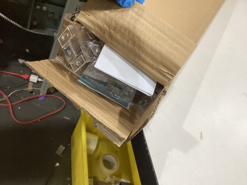 Condition photo showing As Is for Blackout window blind