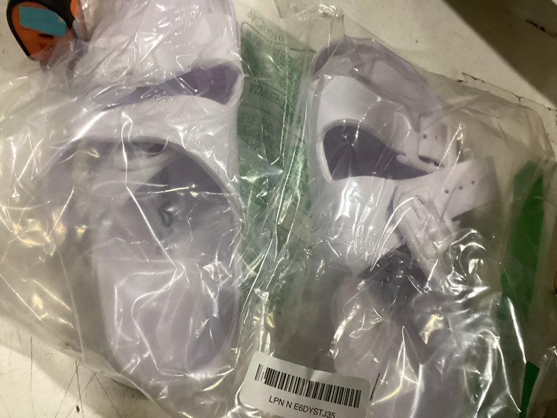 Condition photo showing Good Condition for vict popu womens sandals adjustable double buckle strap waterproof eva flat slides 10 white