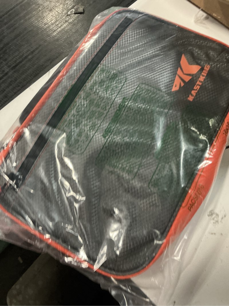 Condition photo showing Good Condition for kastking signature lure bag utility binder tackle bag - fishing gear, self-healing zippers & padded handle design