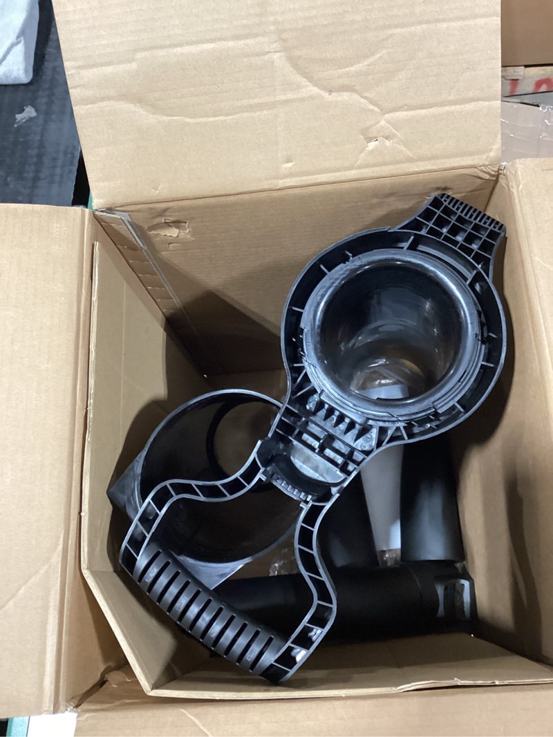 Condition photo showing As Is for BLACK+DECKER Leaf Blower, Leaf Vacuum and Mulcher 3 in 1, Backpack Blowers for Lawn Care,250 mph Airflow, 400 cfm Delivery Power, Reusable Bag Included, Corded (BEBL7000) INCOMPLETE. Missing parts.