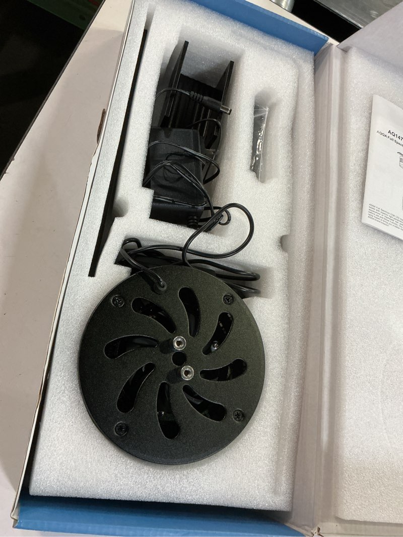 Condition photo showing Good Condition for aqqa aquarium clip-on stream light with controller, led fish tank light with 3 modes (white/rgb/full spectrum), timer & 6 brightness levels, adjustable clamp for freshwater plants fish tanks 60w 60w for 30-100 gallon