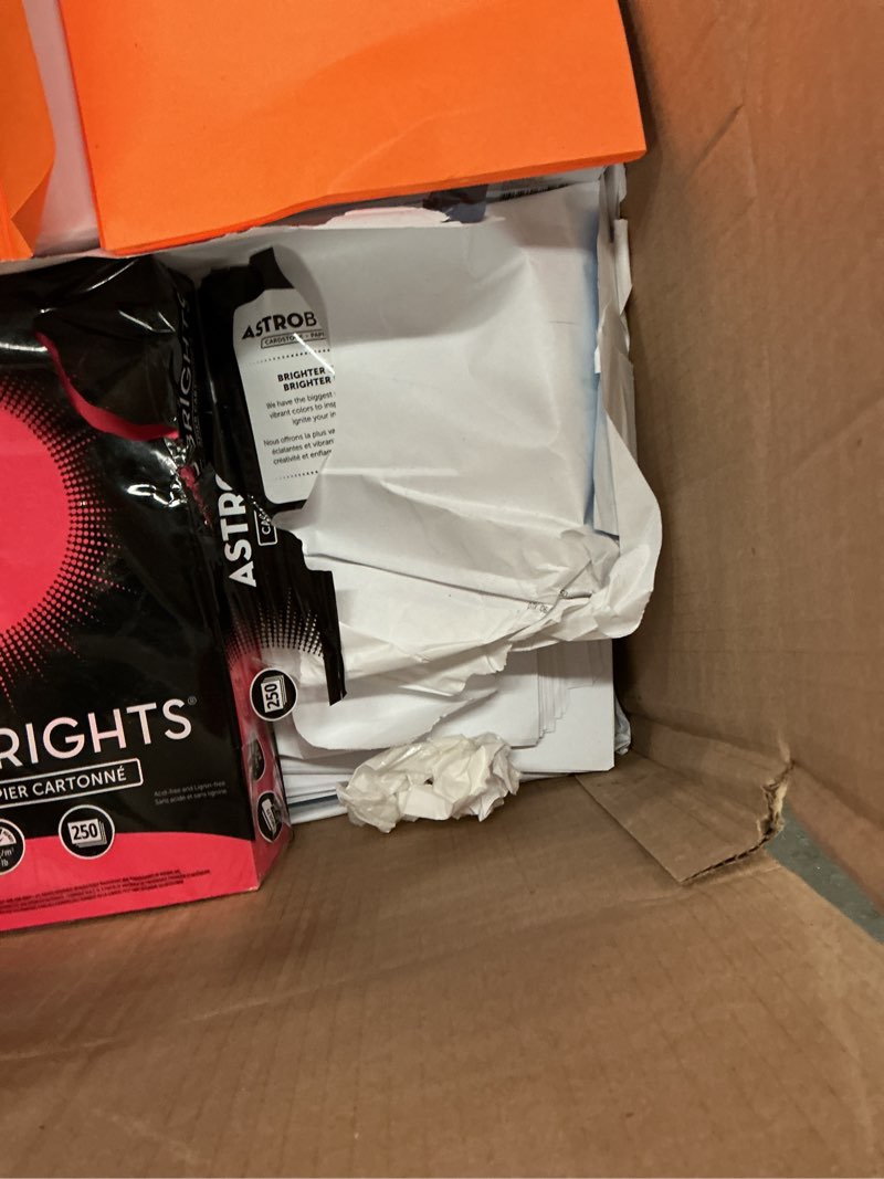 Condition photo showing As Is for packs of miscellaneous paper