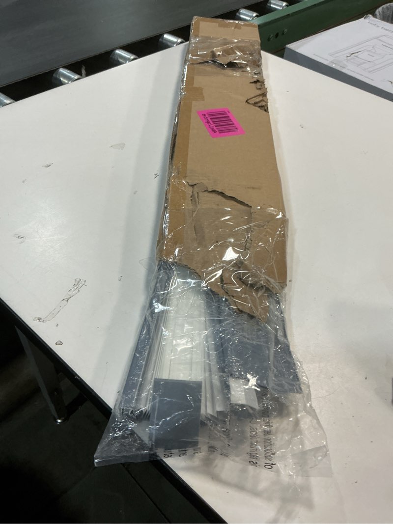 Condition photo showing As Is for LazBlinds No Tools No Drill Cordless Cellular Shades, Top Down Bottom Up (TDBU) Honeycomb Shades for Home, Light Filtering Thermal Insulation Blinds for Windows, 33" W x 48" H, Dark Grey Light Filtering - Dark Grey 33" W x 48" H