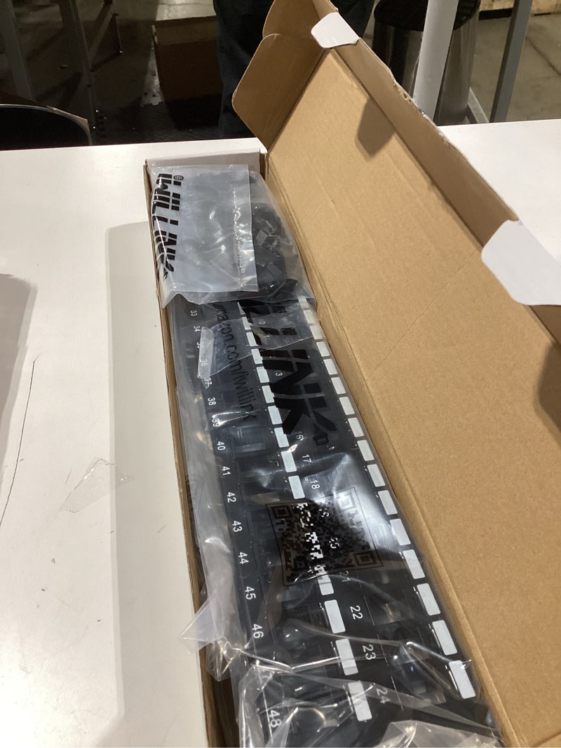 Condition photo showing Good Condition for iwillink blank keystone patch panel 48 port, 2u 19" network patch panel for keystone jacks, dust-proof design, 2-pack