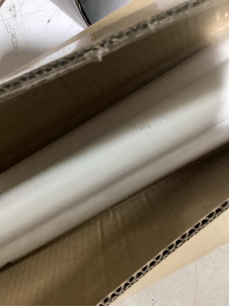 Condition photo showing Good Condition for allzone tension curtain rod for window, 83-123 inches, heavy duty curtain rods no drilling, non-slip bathroom shower tension rod, renter friendly, adjustable, spring loaded, extra long, white