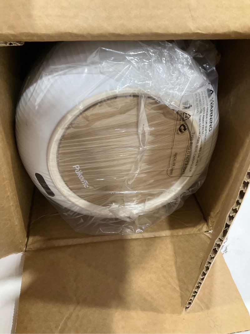 Condition photo showing New/Like New for Pukomc Smart Sensor Wastebasket, Convenient and Hygienic Easy to Use, Technology Sensor Waterproof Wastebasket Plastic Trash can for Kitchen, Bathroom, Bedroom, Living Room, Office and Outdoor 1 Pack white