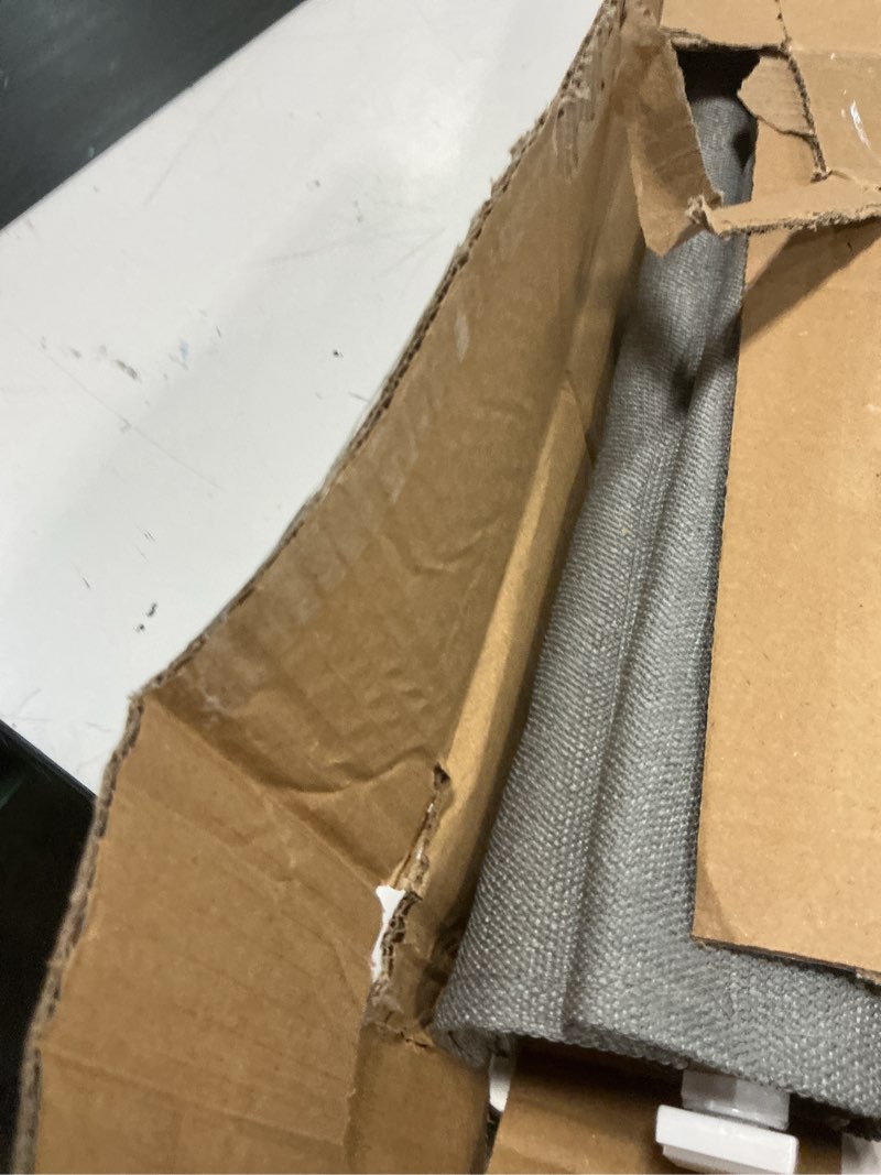 Condition photo showing Good Condition for lazblinds no drill roman shades for windows, cordless light filtering window shades with uv protection, polyester fabric for bedroom & living room, 29" w x 64" h, grey light filtering - grey 29"w x 64"h