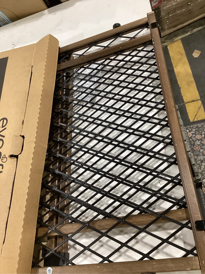 Condition photo showing Good Condition for Position & Lock Adjustable Wood Baby Gate (Farmhouse Collection)