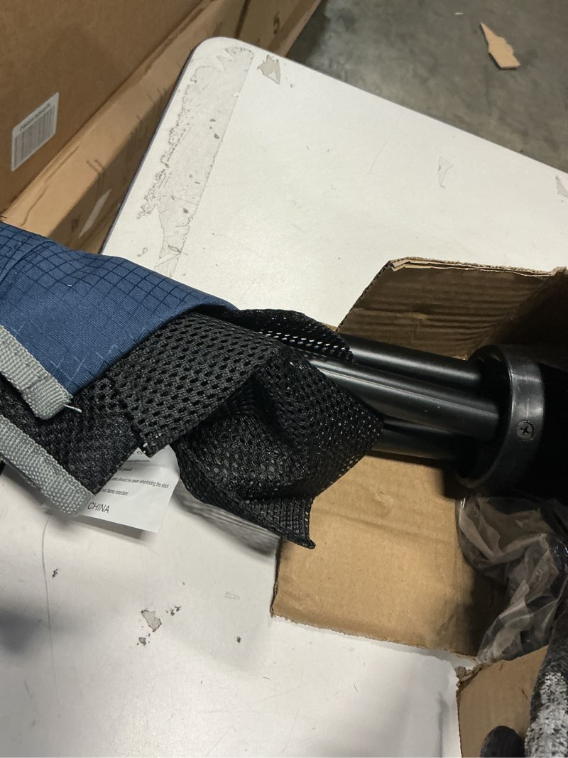 Condition photo showing Good Condition for REDCAMP 2 Pack Folding Camping Stools for Adults Heavy Duty, Lightweight Portable Tripod Chairs Seats for Fishing Hunting Backpacking Traveling, Blue Blue - 2 Packs Basic