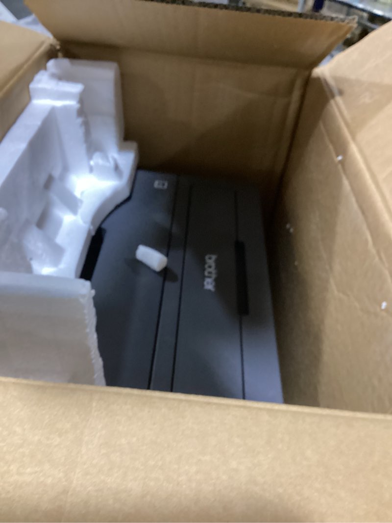 Condition photo showing As Is for brother mfc-l2820dw wireless compact monochrome all-in-one laser printer with copy, scan and fax, duplex, black & white | includes refresh subscription trial(1), works with alexa mfcl2820dw new