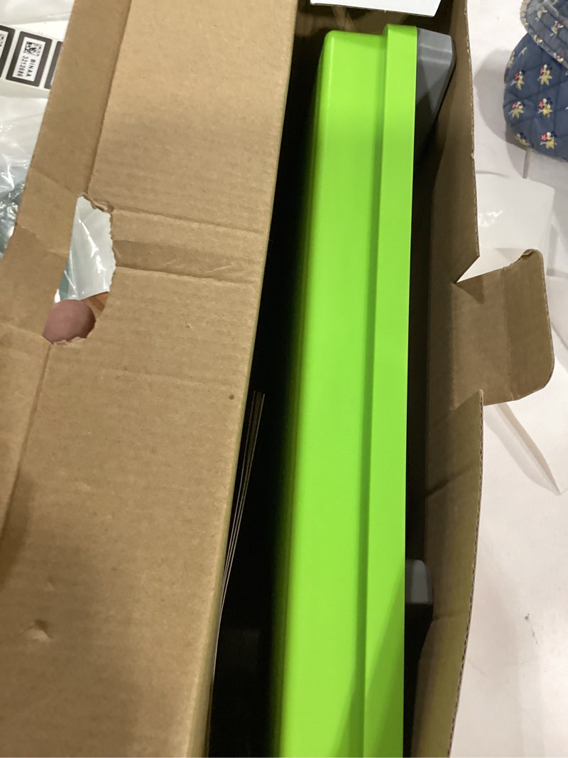Condition photo showing As Is for fuzzy bird chick brooder (12''*8'') brooder heater for chicks ducks and birds incubation heating keep chicks warm newly upgraded temperature adjustable height adjustable chick heating plate - green