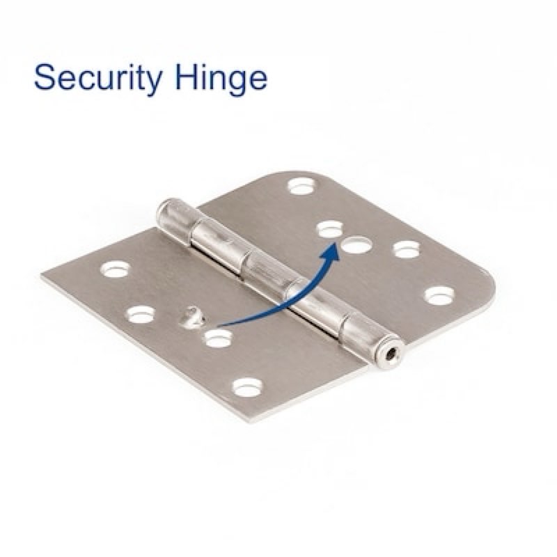 reliabilt security 4-in h square satin nickel mortise interior door hinge