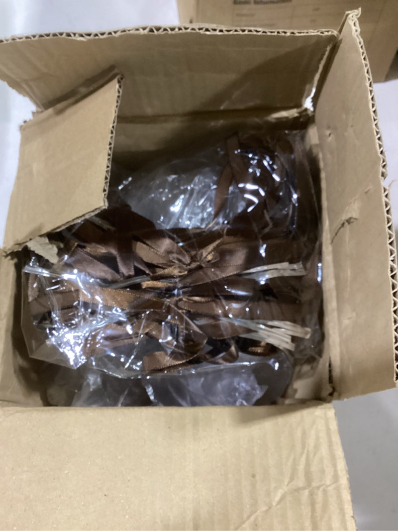 Condition photo showing Good Condition for maxdot 20 set a tini bit older espresso martini birthday party supplies 5 oz plastic martini glasses acrylic coupe glasses champagne tower with bows for bachelorette decoration(brown)