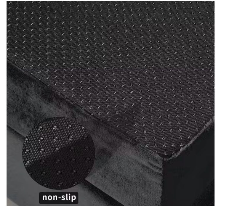 non-slip balance foam pad,gym exercise mat for physical therapy, stability workout, knee and ankle exercise, strength training, rehab - chair cushion for adults, kids, and travel black