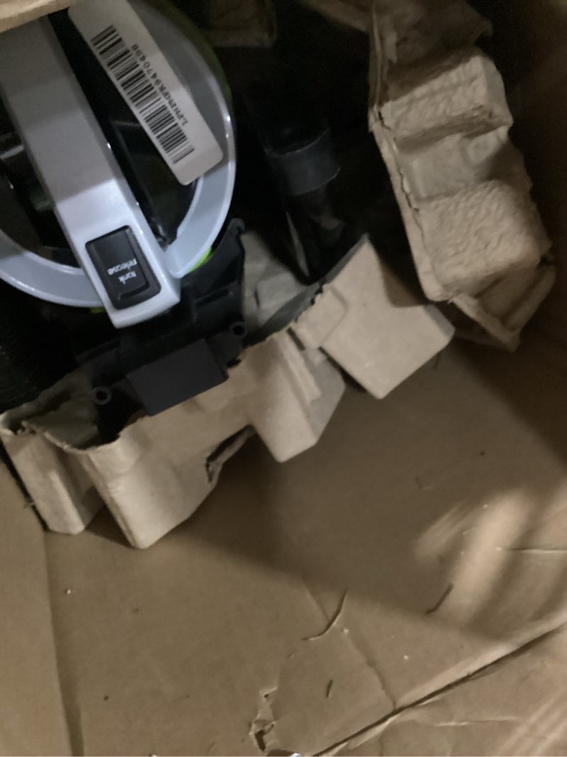 Condition photo showing As Is for Bissell 2252 CleanView Swivel Upright Bagless Vacuum with Swivel Steering, Powerful Pet Hair Pick Up, Specialized Pet Tools, Large Capacity Dirt Tank, Easy Empty Green