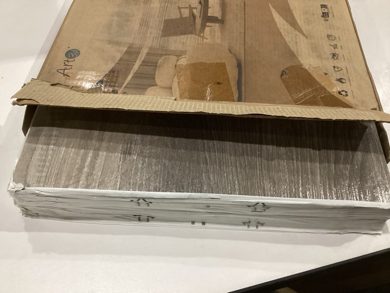 Condition photo showing New/Like New for Art3d Peel and Stick Vinyl Floor Tiles 30-Pack 12 x 12 inch, Self Adhesive Waterproof Flooring Wood Planks for Kitchen, Dining Room, Bedrooms, Cover 30 Sq. Ft, Taupe Ash 12 x 12 inch Taupe Ash 30