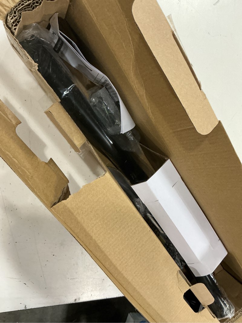 Condition photo showing New/Like New for philips universal adjustable tv antenna mount, steel j-mount for attic outdoor roof wall installation, weatherproof mast pole, mounting bracket and hardware included, black, sdw1220/27