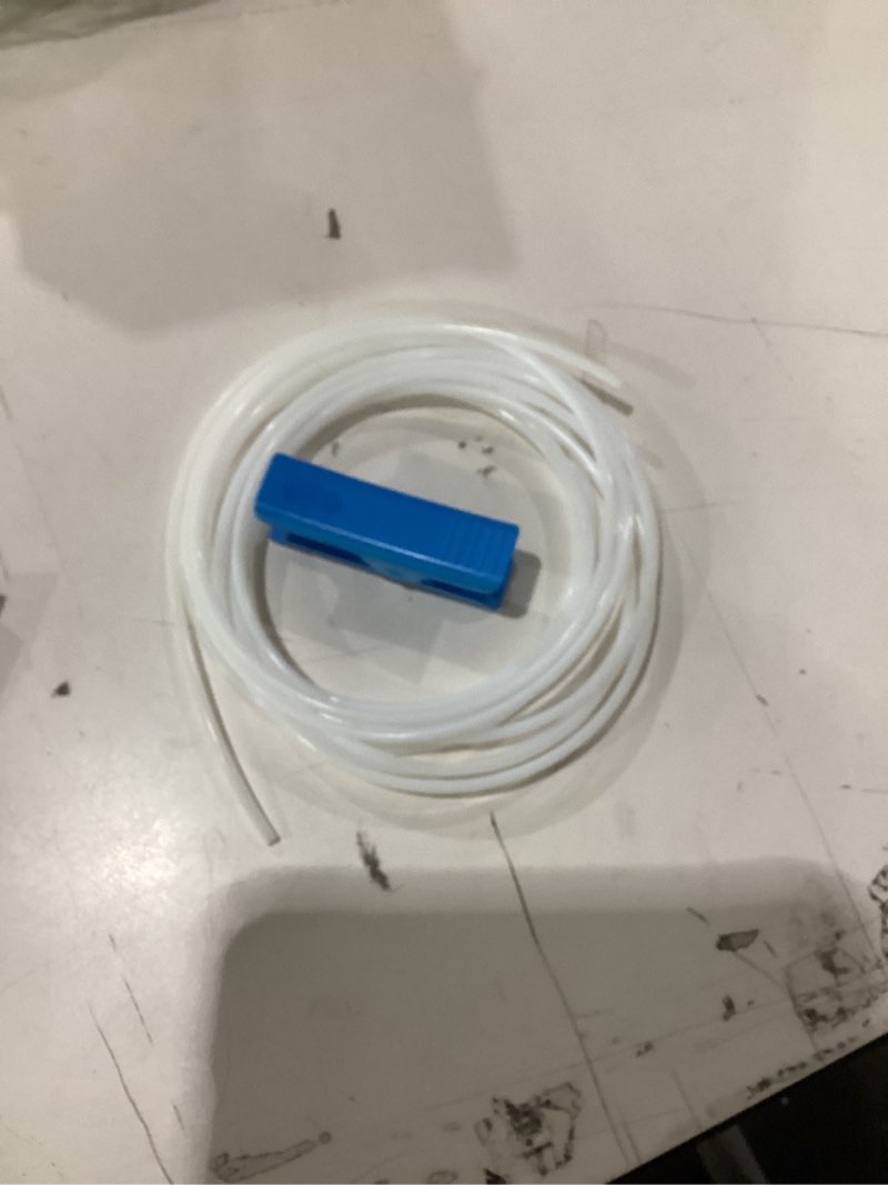 Condition photo showing New/Like New for 5M PTFE Tube for 1.75mm Filament - 2.5mm ID x 4mm OD Bowden Tubing Compatible with Bambu Lab A1/P1/X1, Creality Ender 3/V3/K1, Prusa | Includes Free PTFE Tubing Cutter,White
