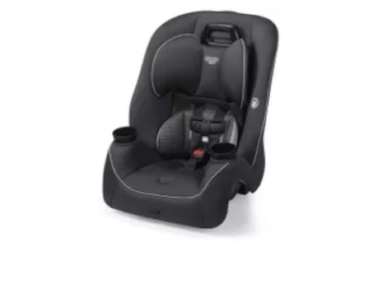 cosco cc405gzd kids easy elite slim all-in-one convertible car seat, grey