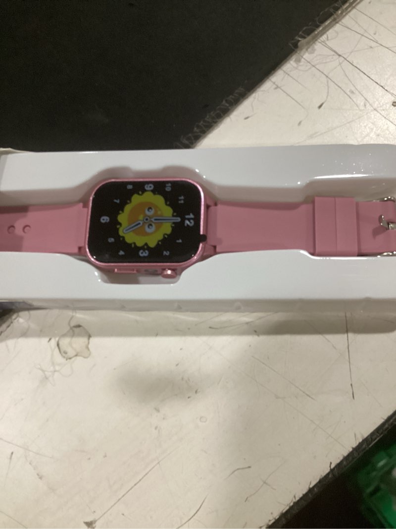 Condition photo showing Good Condition for kids smart watch gift for girls age 5-12, 39 games hd touch screen watches with video camera music player pedometer flashlight 12/24 hr educational toys birthday gifts for girls ages 7 8 9 10 pink