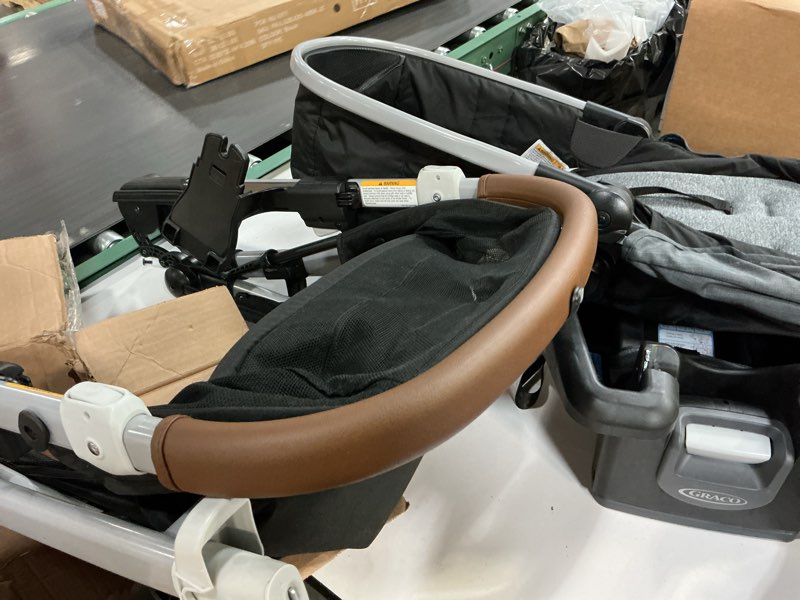 Condition photo showing As Is for Graco Modes Nest2Grow Baby Stroller, Slide2Me Adjustable Seat, 4 Modes of Use Capability from Infant Car Seat Carrier to a Double Stroller, Maison